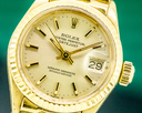 Rolex Ladies Oyster Date President Champagne Dial 18K Yellow Gold Circa 1973 Ref. 69178