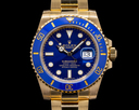 Rolex Submariner 116618 18K Yellow Gold Blue Dial Ref. 116618LB
