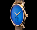 H. Moser and Cie. Venturer Purity Blue Fume Dial 18k RG Small Seconds LIMITED Ref. 2327