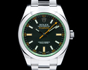 Rolex Milgauss 116400V SS Black Dial Green Crystal 2016 Ref. 116400V