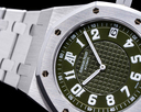 Audemars Piguet Royal Oak 15128ST Extra Thin Limited for Italy Blue + Green Dial RARE Ref. 15128ST.OO.0944ST.01