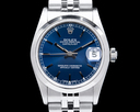 Rolex Ladies DateJust 31 Stainless Steel / Blue Dial Ref. 68240