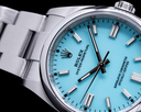 Rolex Oyster Perpetual 126000 36MM SS TURQUOISE BLUE Ref. 126000 “Tiffany”