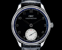 IWC Portuguese Hand Wound SS Black Dial Ref. IW545404
