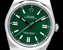 Rolex Oyster Perpetual 124300 41mm SS / Green Dial 2020 Ref. 124300