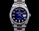 Rolex Day Date President 128239 Blue Ombre Fume Diamond Dial 2022 UNWORN Ref. 128239