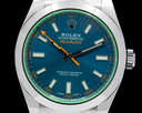 Rolex Milgauss Blue Dial Green Crystal 2021 Ref. 116400GV