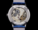 A. Lange and Sohne Saxonia 205.086 Thin Manual Wind Blue Gold-Flux Dial Ref. 205.086