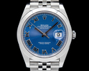 Rolex Datejust 41 Blue Roman Dial SS Ref. 126300