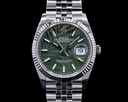 Rolex Datejust Green Palm Dial / Jubilee Bracelet 2022 Ref. 126234