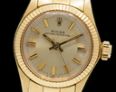 Rolex Oyster Perpetual Ladies 18k Yellow Gold 1979 Box & Papers Ref. 6719