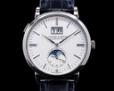 A. Lange and Sohne Saxonia Moon Phase 384.026 Automatik 18K White Gold / Silver Dial 2021 Ref. 384.026