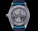H. Moser and Cie. UNWORN Pioneer Centre Seconds SS Blue MEGA COOL Dial Ref. 3200-1214