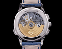 Patek Philippe World Time 5930G Chronograph 18k White Gold Blue Dial 2021 Ref. 5930G-001