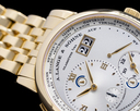 A. Lange and Sohne Lange 1 Time Zone 116.321 Yellow Gold + Bracelet VERY RARE Ref. 116.321