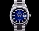 Rolex Day Date President 128239 Blue Ombre Fume Diamond Dial 2021 Ref. 128239