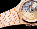Patek Philippe Nautilus 5990/1R Travel Time Chronograph 18k Rose Gold 2021 Ref. 5990/1R-001