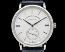 A. Lange and Sohne Saxonia Automatic 380.027 18K White Gold / Silver Dial 2021 Ref. 380.027