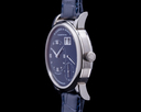 A. Lange and Sohne Lange 1 191.028 Blue Dial 18k White Gold DISCONTINUED RARE Ref. 191.028