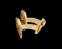 Patek Philippe Calatrava Cross Cufflinks Guilloche Outer Ring 18K Yellow Gold Ref. 205.9089J3-001