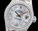 Rolex Datejust 28MM Platinum Diamond Dial / Diamond Bezel COMPLETE Ref. 79136