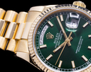 Rolex Day Date President 118238 Green Dial 18K Yellow Gold Ref. 118238