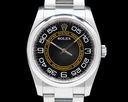 Rolex Oyster Perpetual SS Black & Orange Dial Ref. 116000