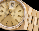 Rolex OysterQuartz Day Date 18K Yellow Gold / Champagne Dial Ref. 19018