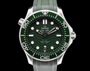 Omega Seamaster Green dial Diver 300M Co-Axial Master Chronometer Ceramic 2023 Ref. 210.32.42.20.10.001