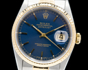 Rolex Datejust Blue Roman Dial Jubilee 18K / SS Ref. 16233