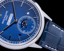 Patek Philippe 5236P In Line Perpetual Calendar Platinum Blue Dial Ref. 5236P-001