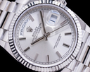 Rolex Day Date 128239 President 36mm Silver Dial 18K White Gold 2020 Ref. 128239