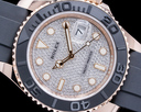 Rolex Yacht Master 18K Rose Gold / Diamond Pave Dial 40MM Ref. 116655